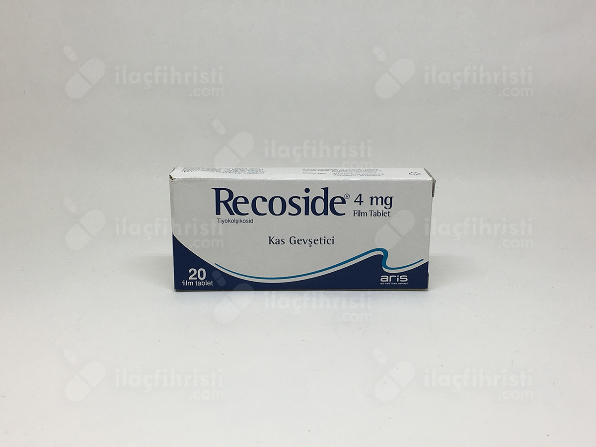 Recoside 4 mg 20 film tablet