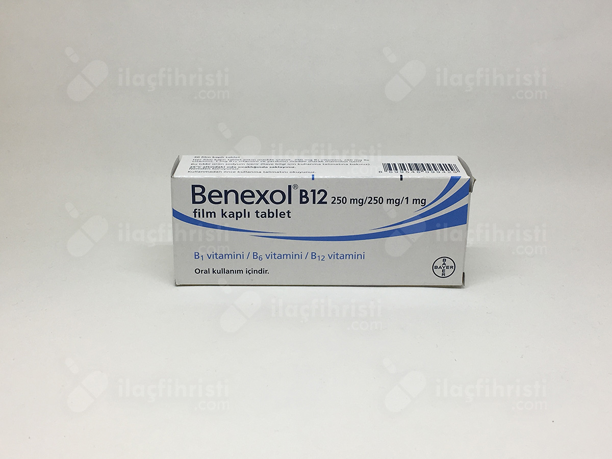Benexol b12 30 film kaplı tablet