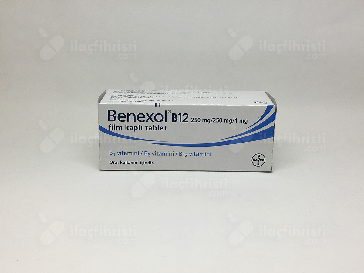 Benexol B12 50 Film Kapli Tablet Prospektus Kullanma Talimati Kisa Urun Bilgisi Fiyat Ssk Karsiliyormu Muadil Esdegerleri