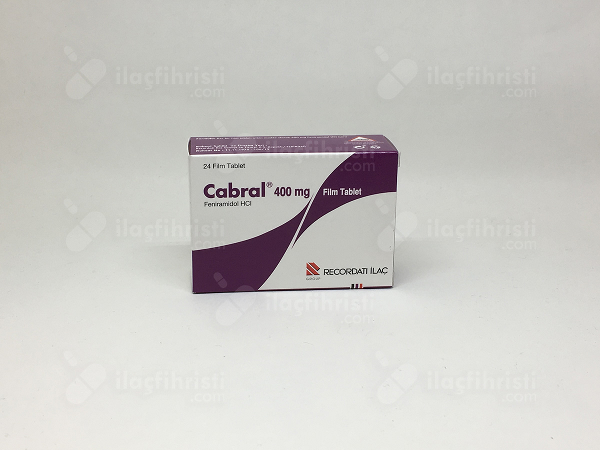 Cabral 400 mg 24 film tablet