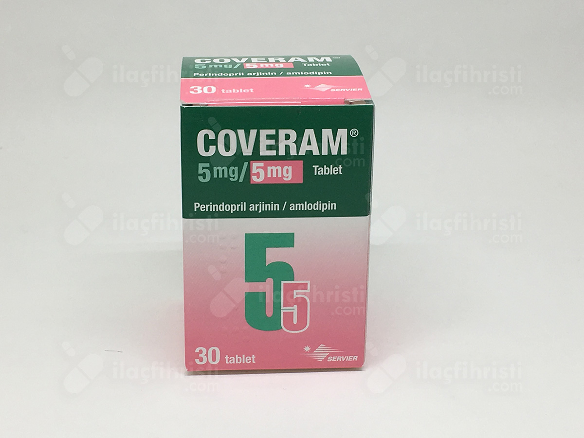Coveram 5 mg + 5 mg 30 film tablet