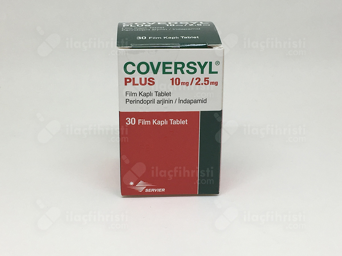 Coversyl plus 10 mg/2,5 mg 30 film kaplı tablet