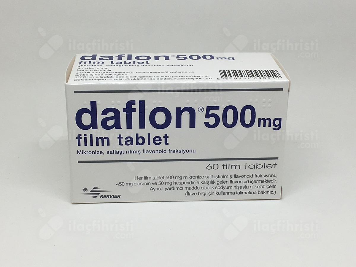 Daflon 500 mg 60 film tablet