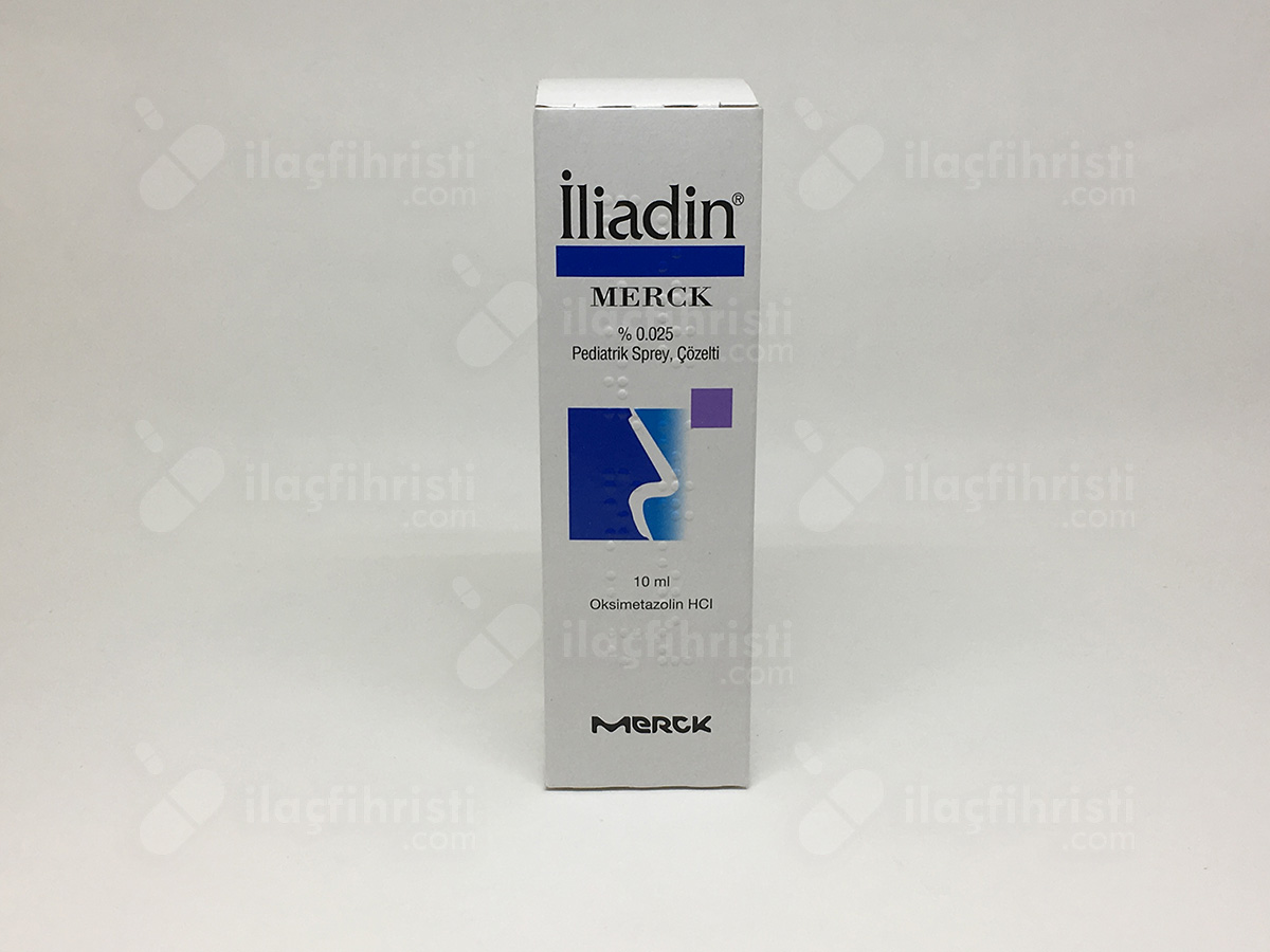 iliadin merck %0,025 10 ml pediatrik burun spreyi