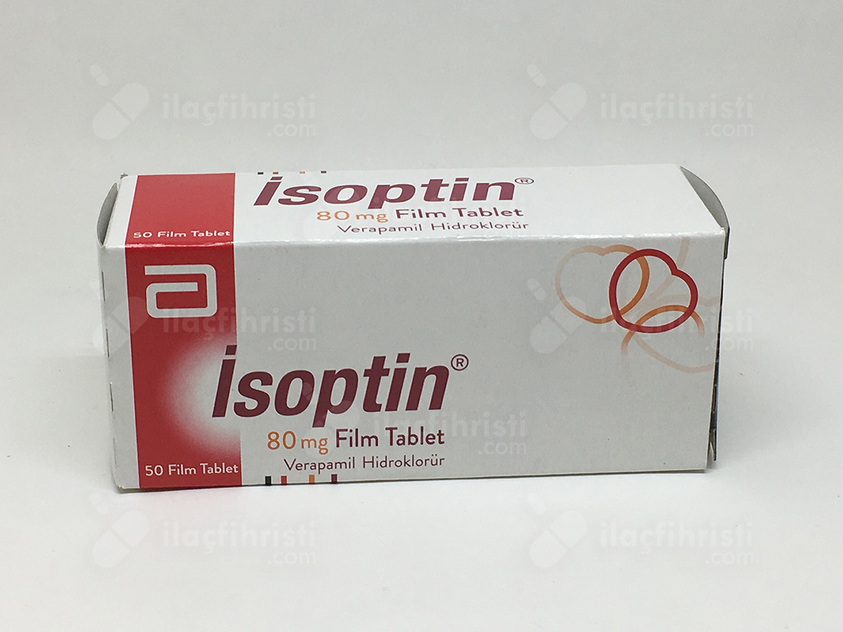 isoptin 80 mg 50 film tablet