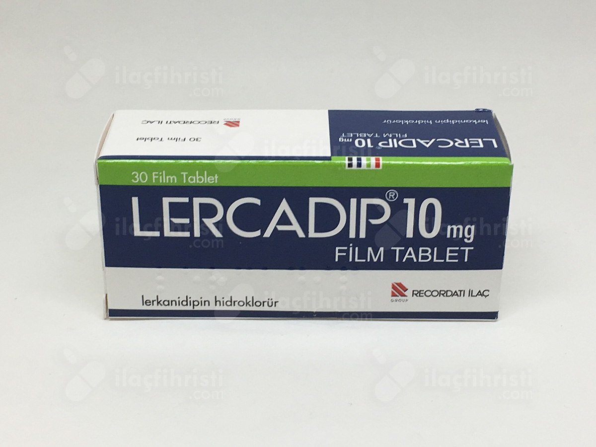 Lercadip 10 mg 30 film tablet