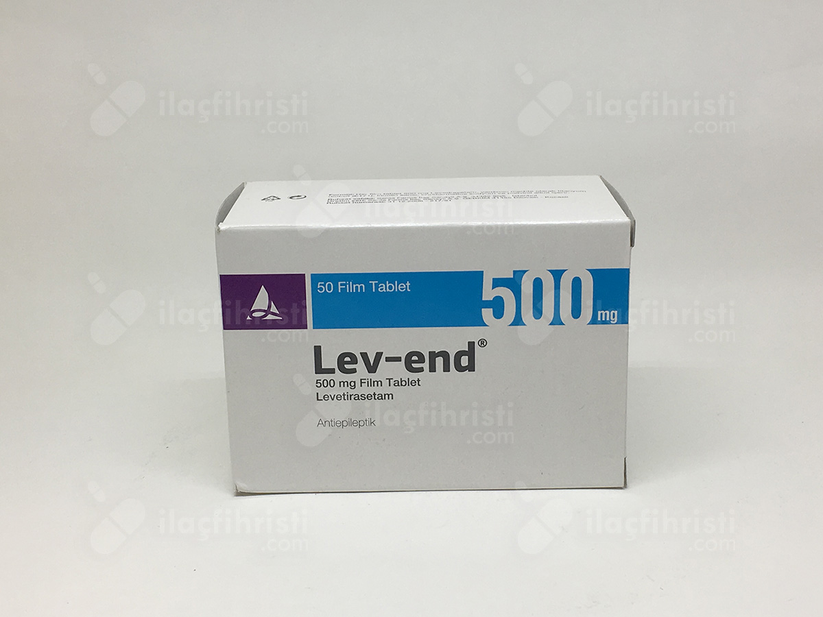 Lev-end 500 mg 50 film tablet