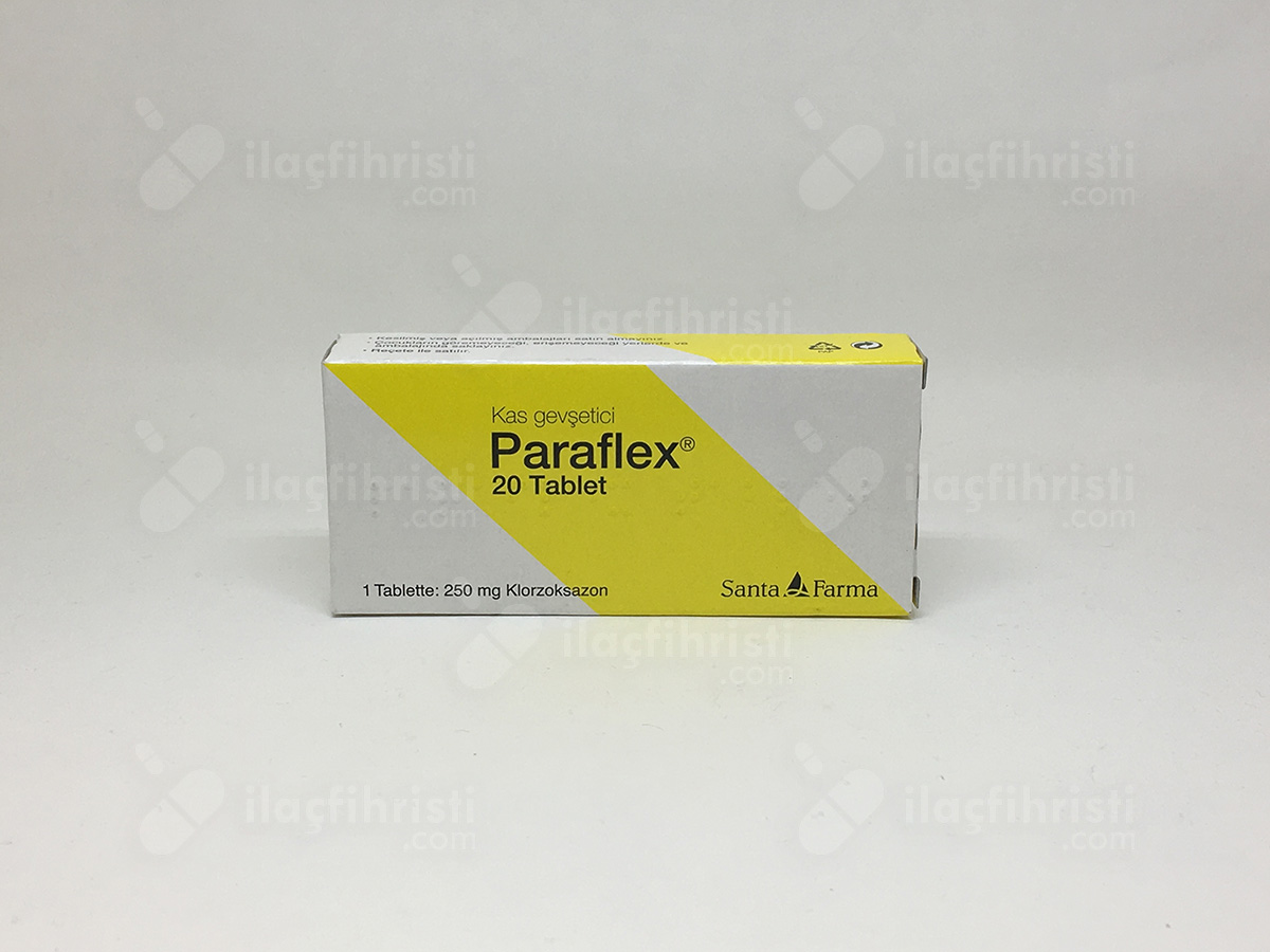Paraflex 250 mg 20 komprime tablet
