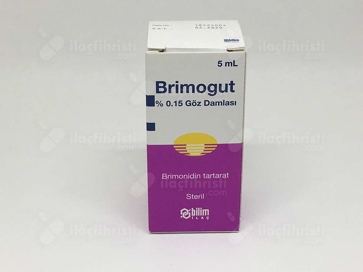 Brimogut %0,15 göz damlası 5 ml