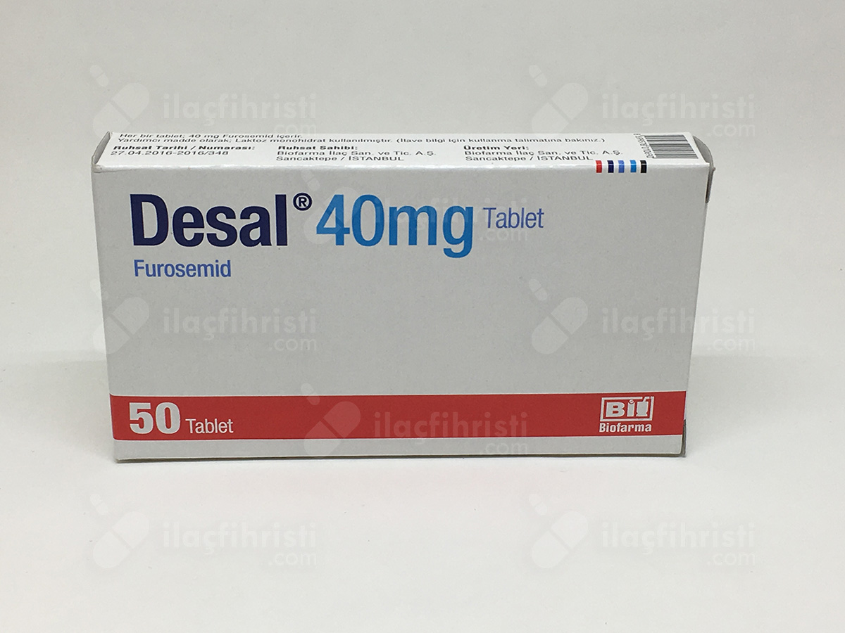 Desal 40 mg 50 tablet