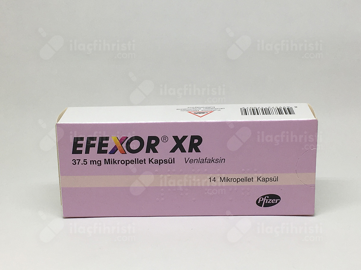 Efexor xr 37,5 mg 14 mikropellet kapsül