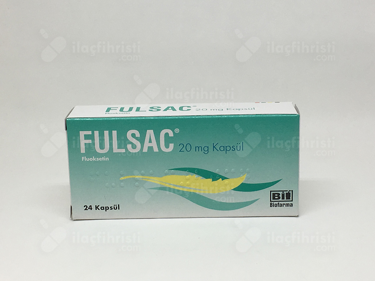 Fulsac 20 mg 24 kapsül