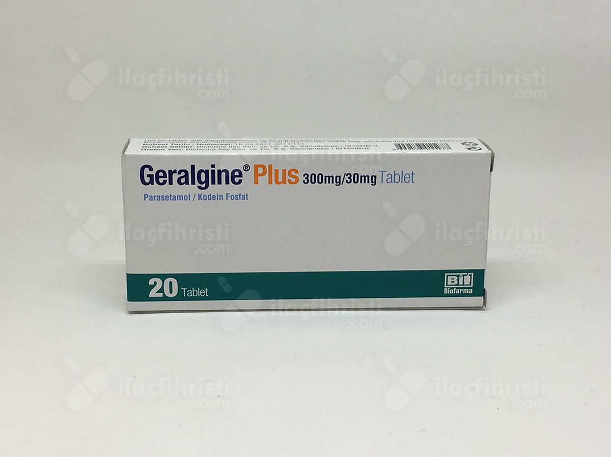 Geralgine plus 20 tablet