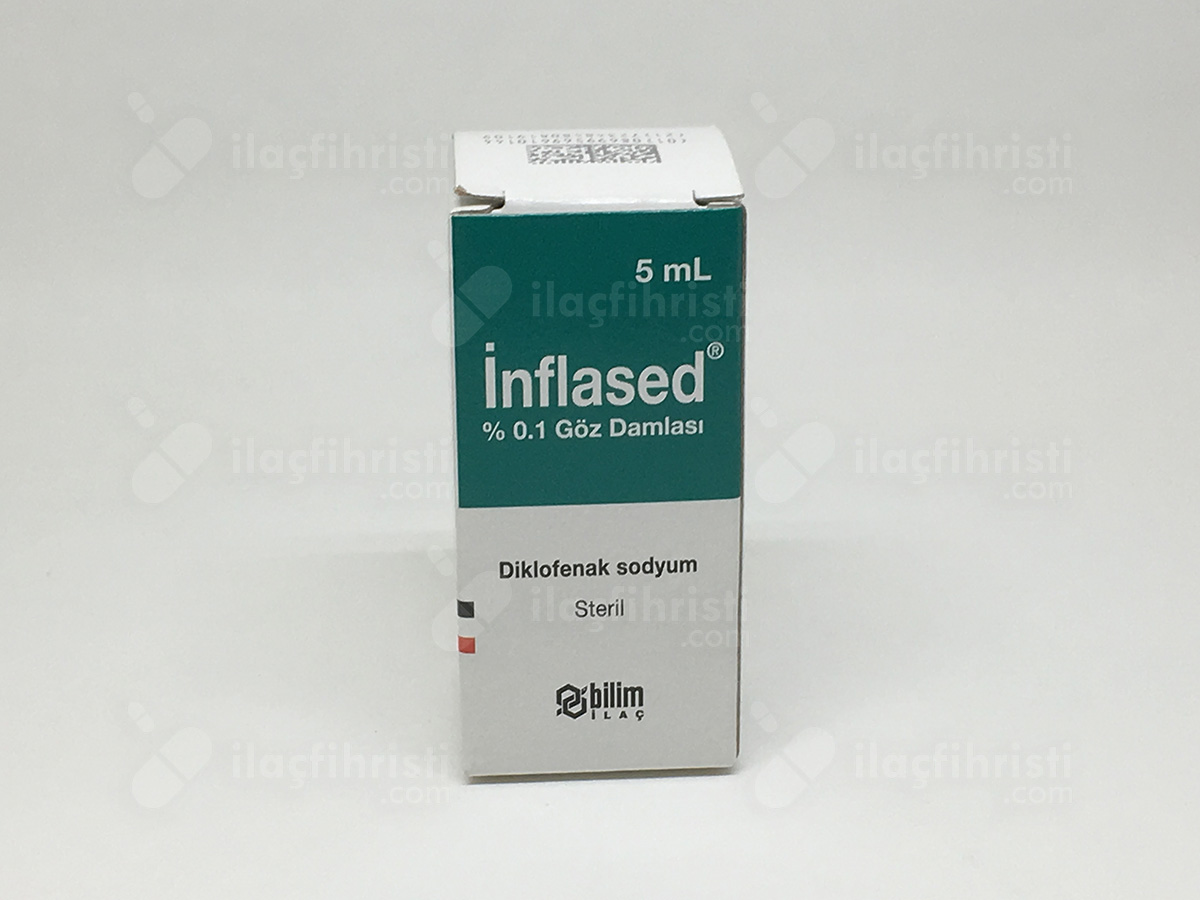 inflased % 0,1 5 ml göz damlası