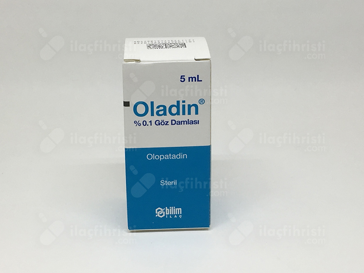 Oladin %0,1 5 ml göz damlası