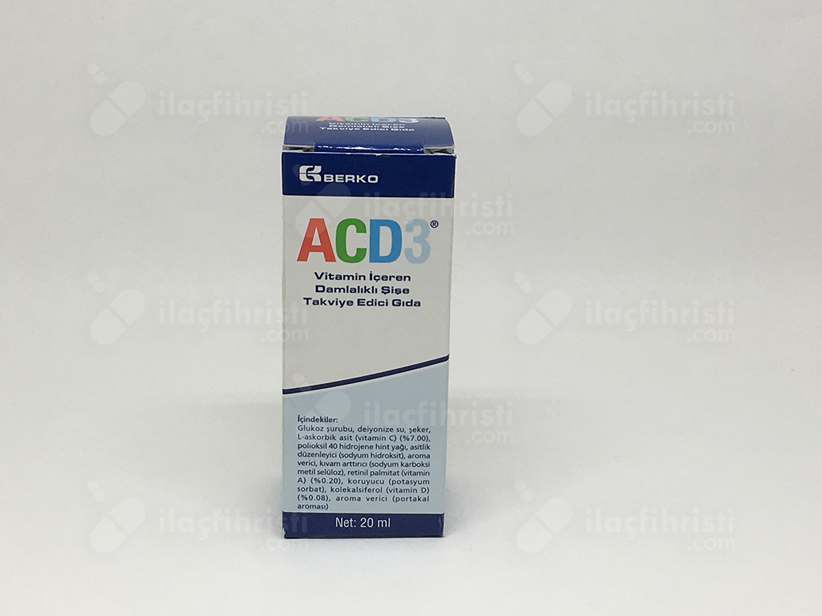 Acd3 20 ml gtt ( berko )      