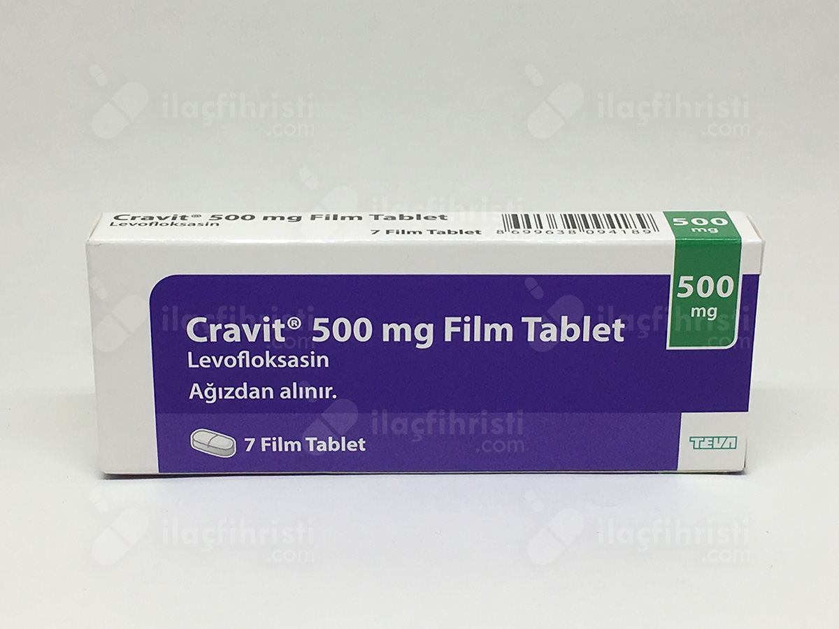 Cravit 500 mg 7 film tablet