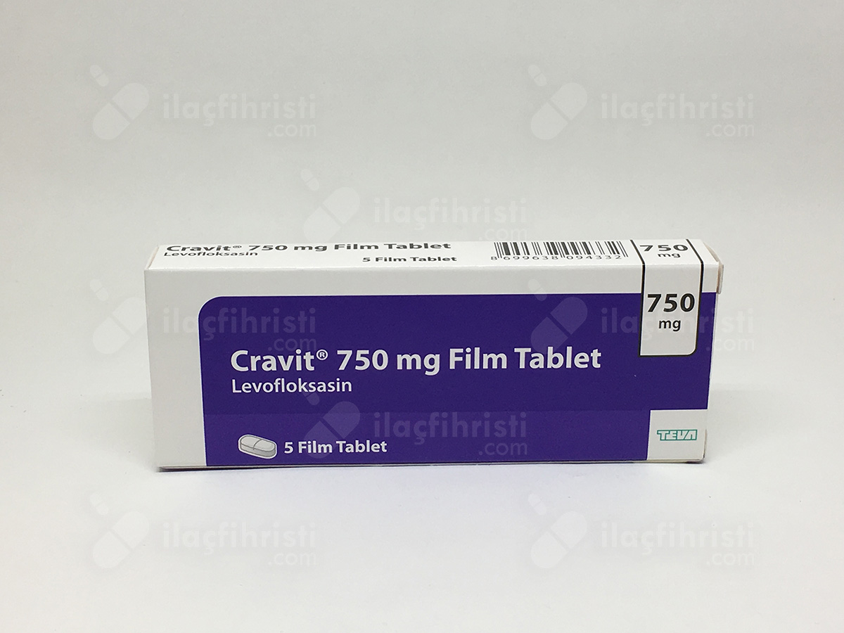 Cravit 750 mg 5 film tablet