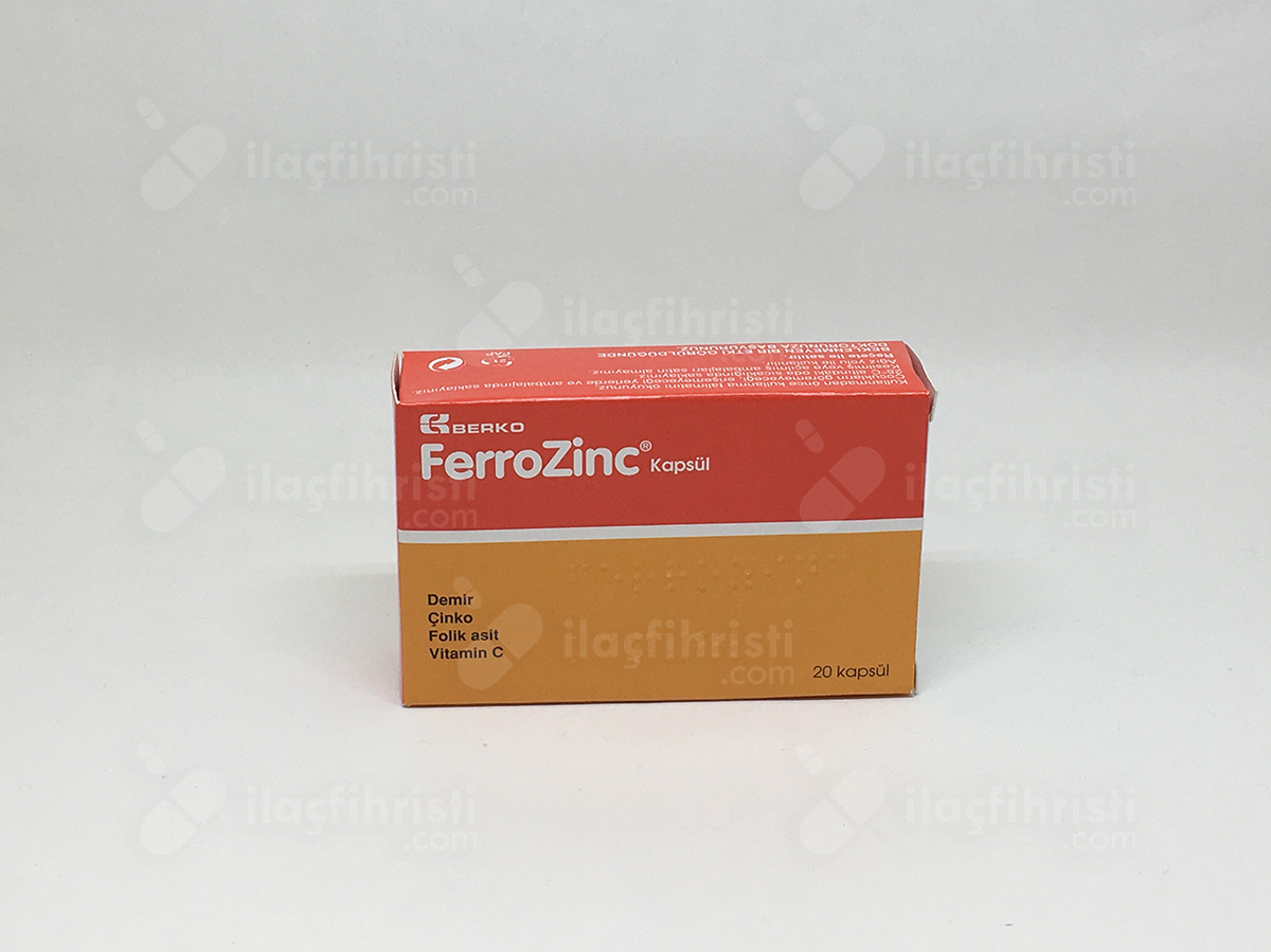 Ferrozinc 20 kapsül