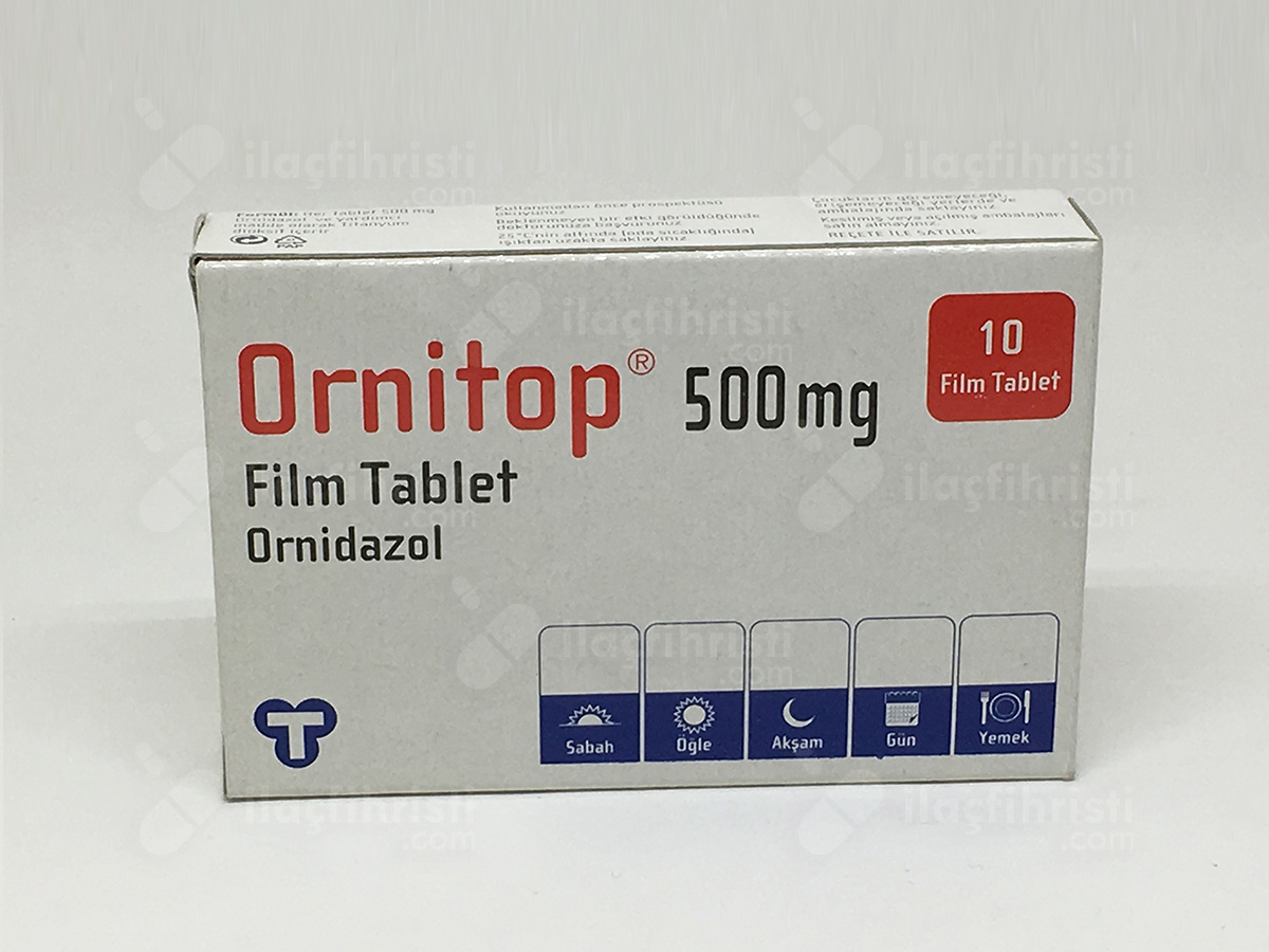 Ornitop 500 mg 10 film tablet