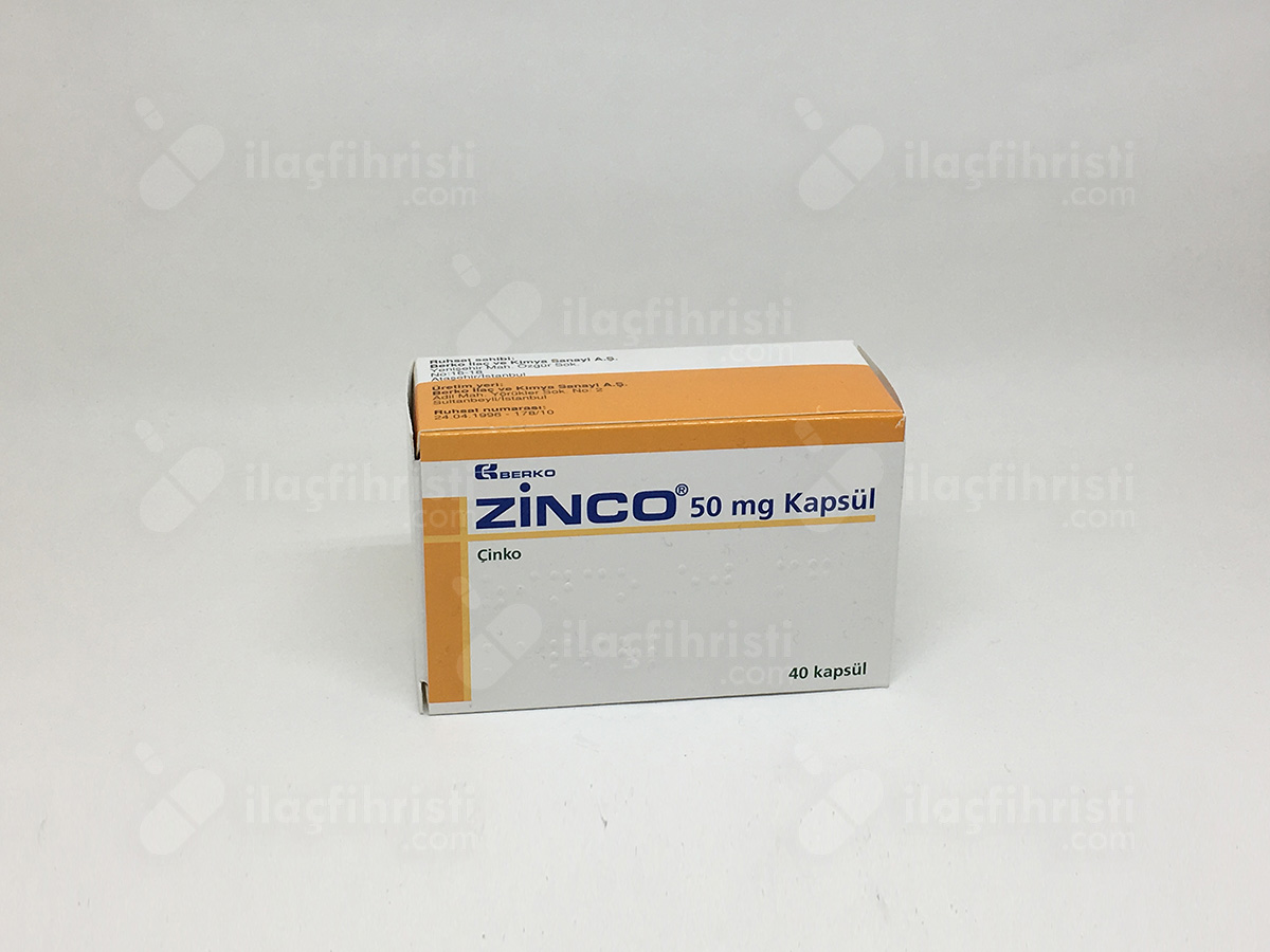 Zinco-220 50 mg 40 kapsül