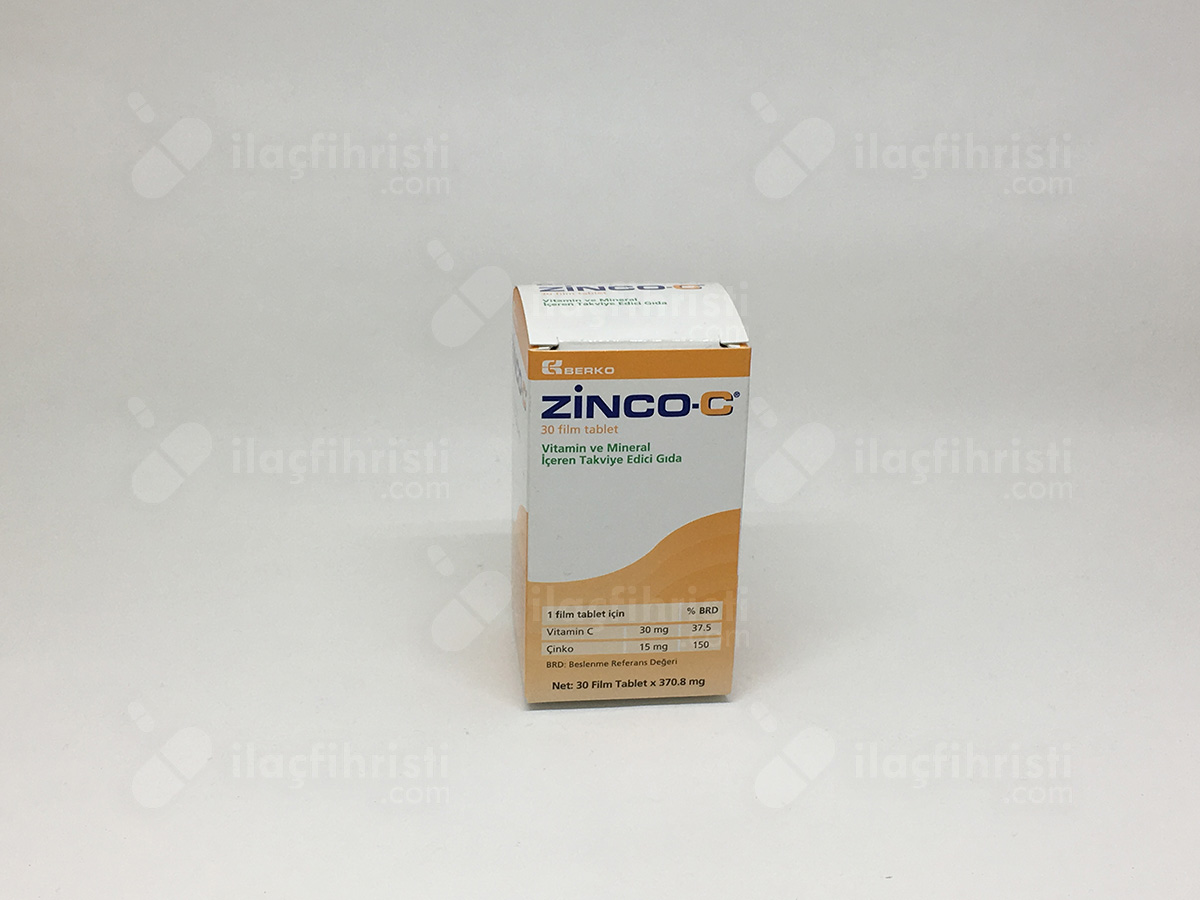 Zinco c 15 mg 30 tablet          