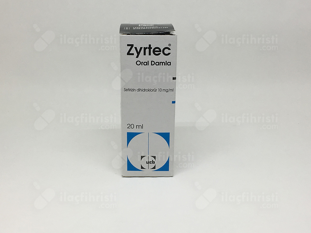 Zyrtec 10 mg 20 ml oral damla