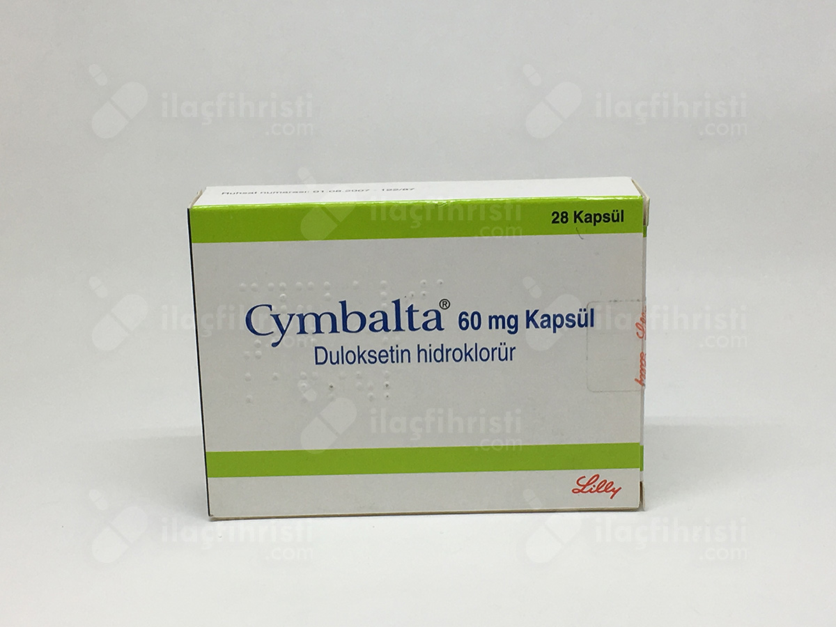 Cymbalta 60 mg 28 kapsül