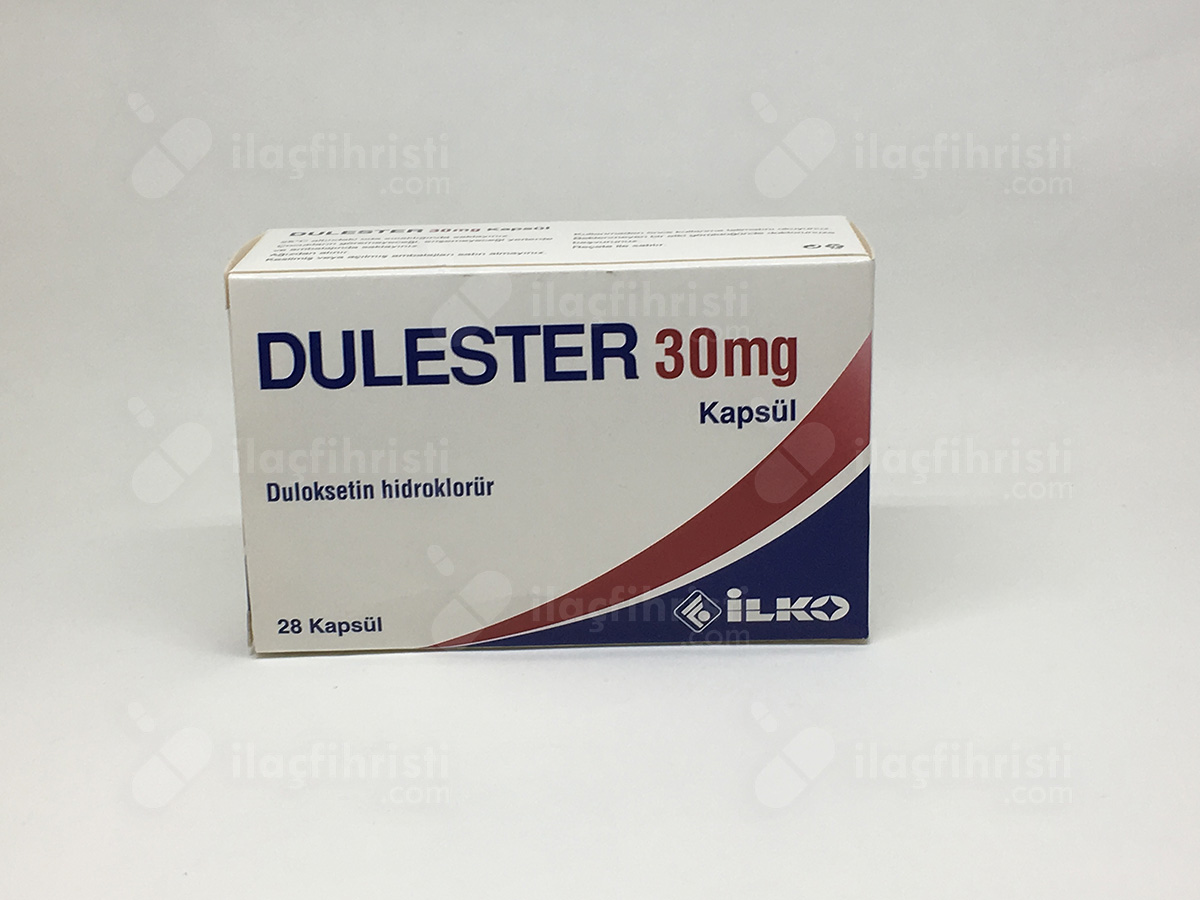 Dulester 30 mg 28 kapsül