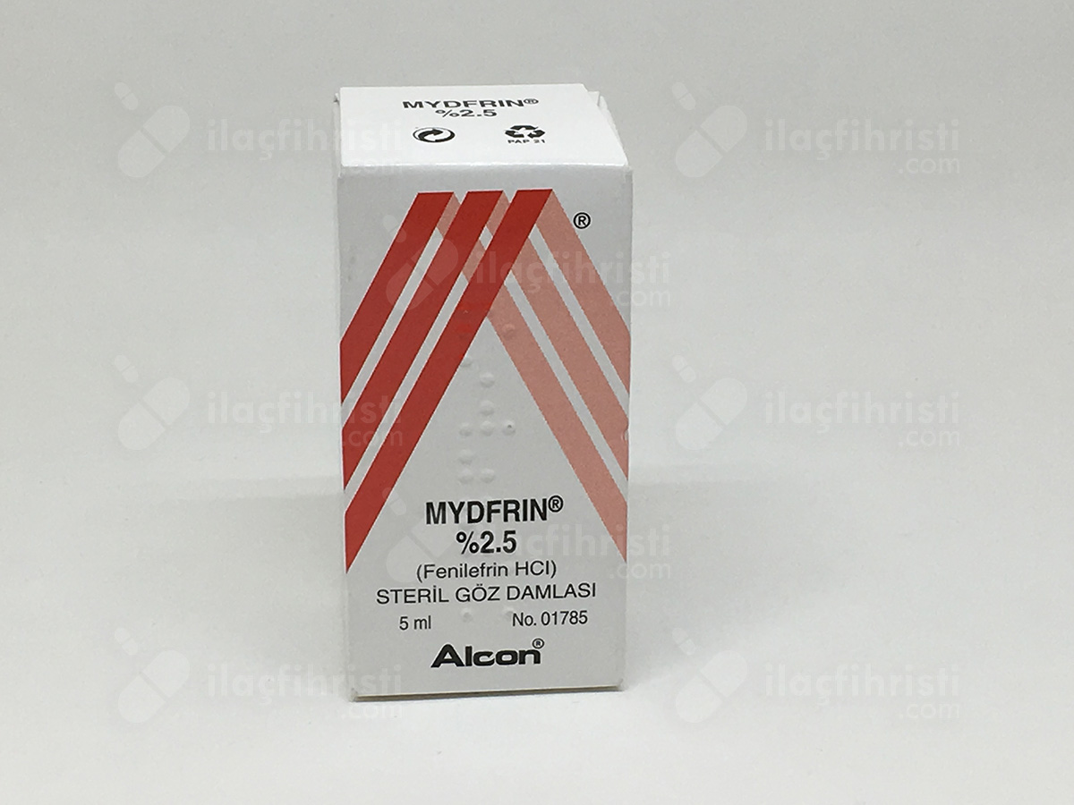 Mydfrin 5 ml oftalmik solüsyon