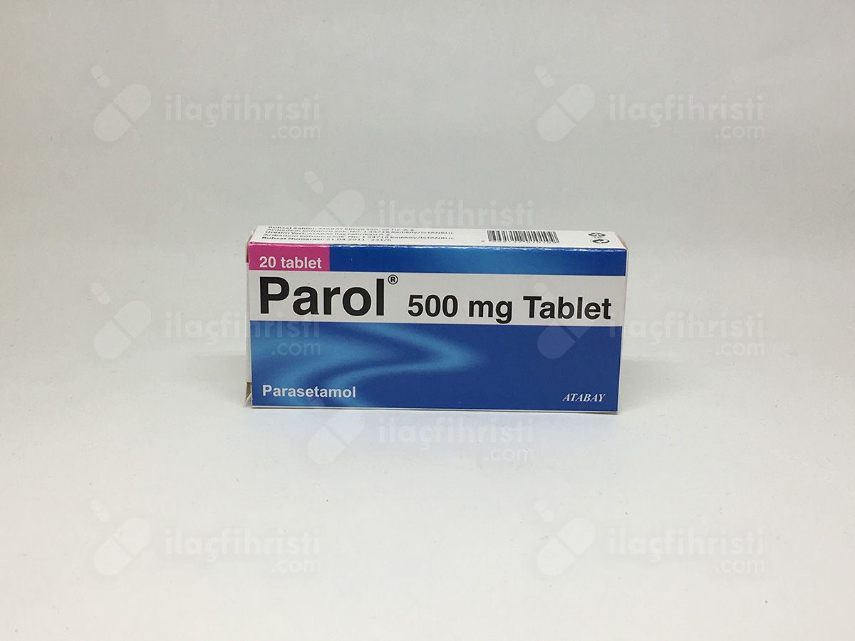 Parol 500 mg 20 tablet