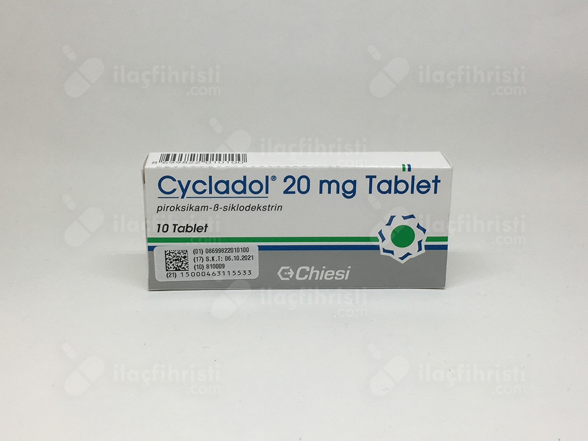 Cycladol 20 mg 10 tablet
