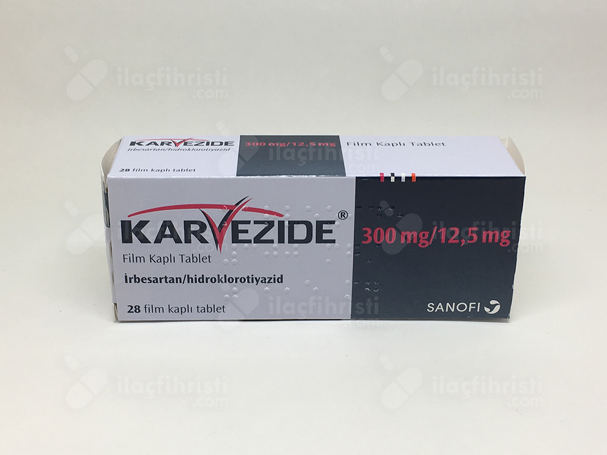 Karvezide 300 mg/12,5 mg 28 film kaplı tablet