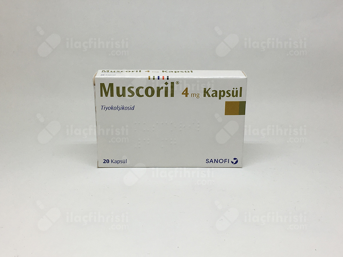 Muscoril 4 mg 20 kapsül
