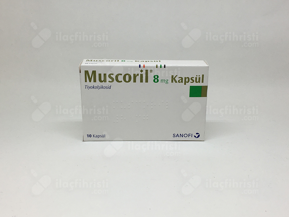 Muscoril 8 mg 10 kapsül