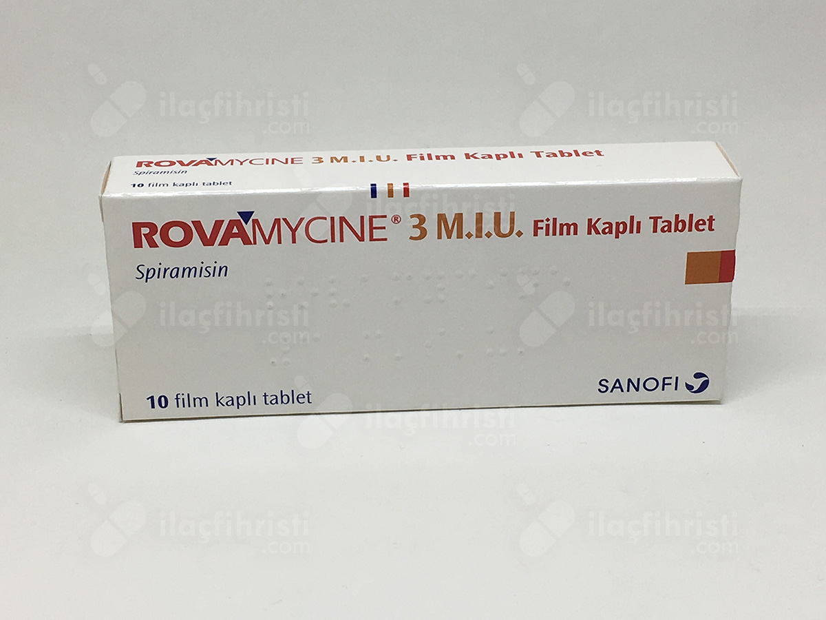 Rovamycine 3 miu 10 tablet