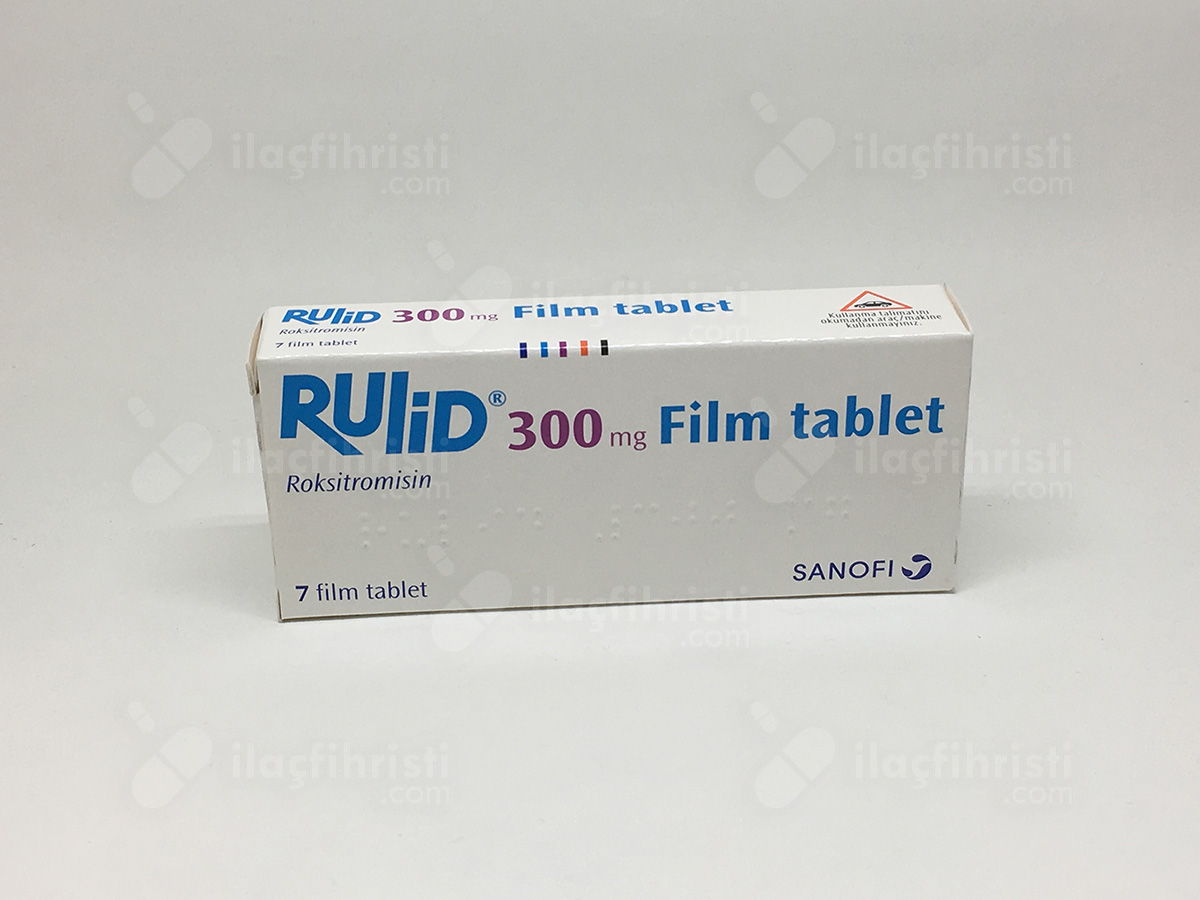 Rulid 300 mg 7 film tablet