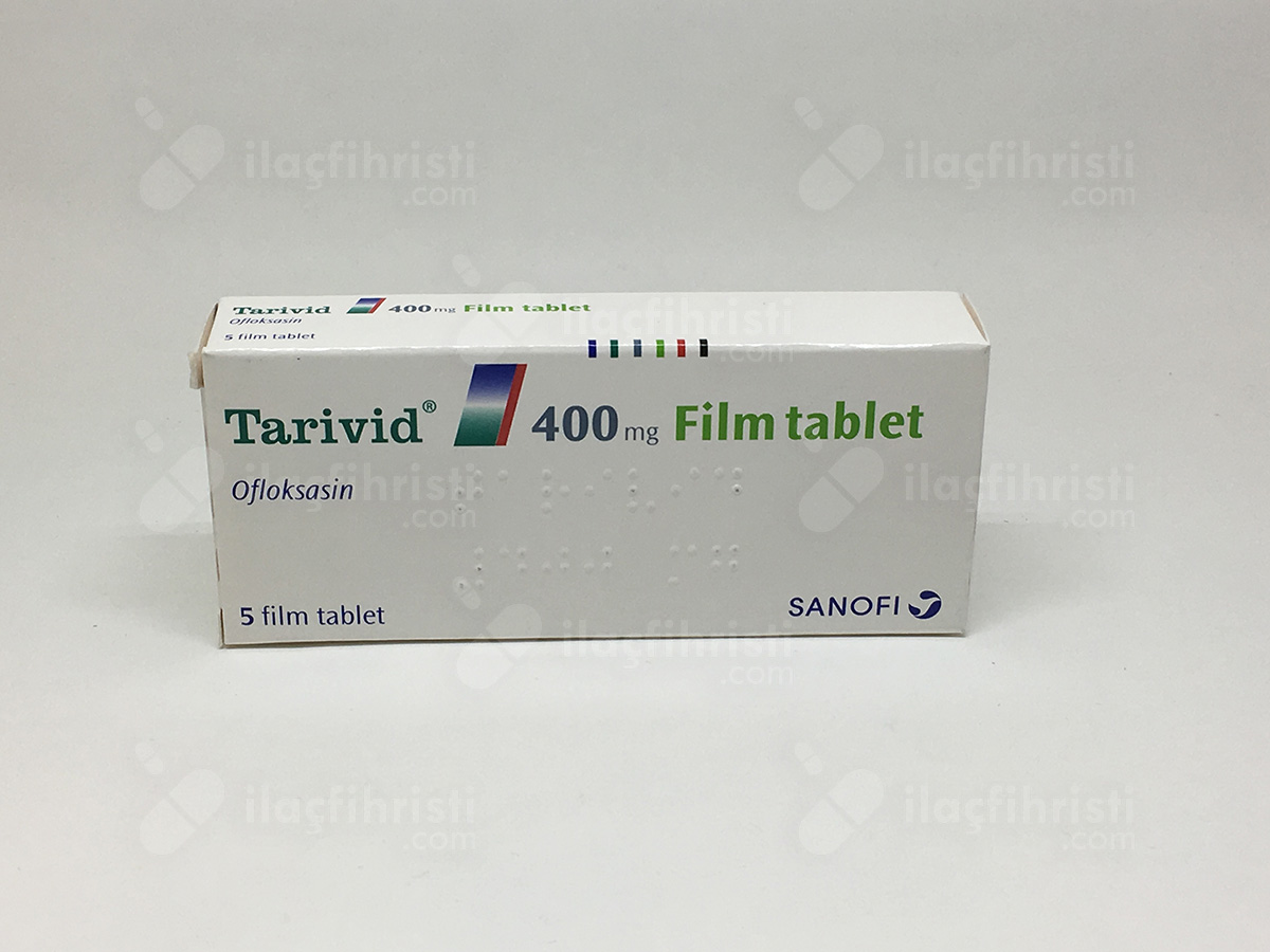 Tarivid 400 mg 5 film tablet