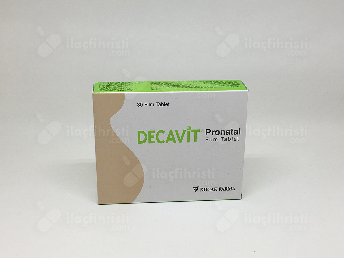 Decavit pronatal 30 film tablet