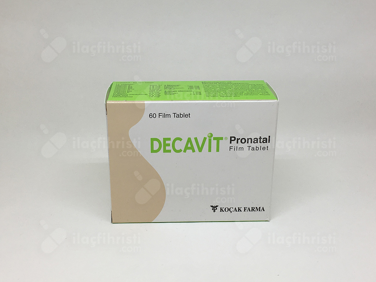 Decavit pronatal 60 film tablet