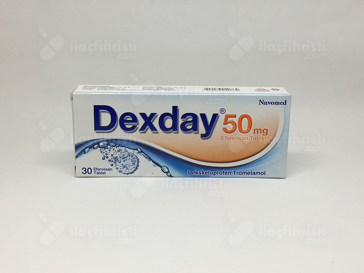 Dexday 50 mg 30 efervesan tablet