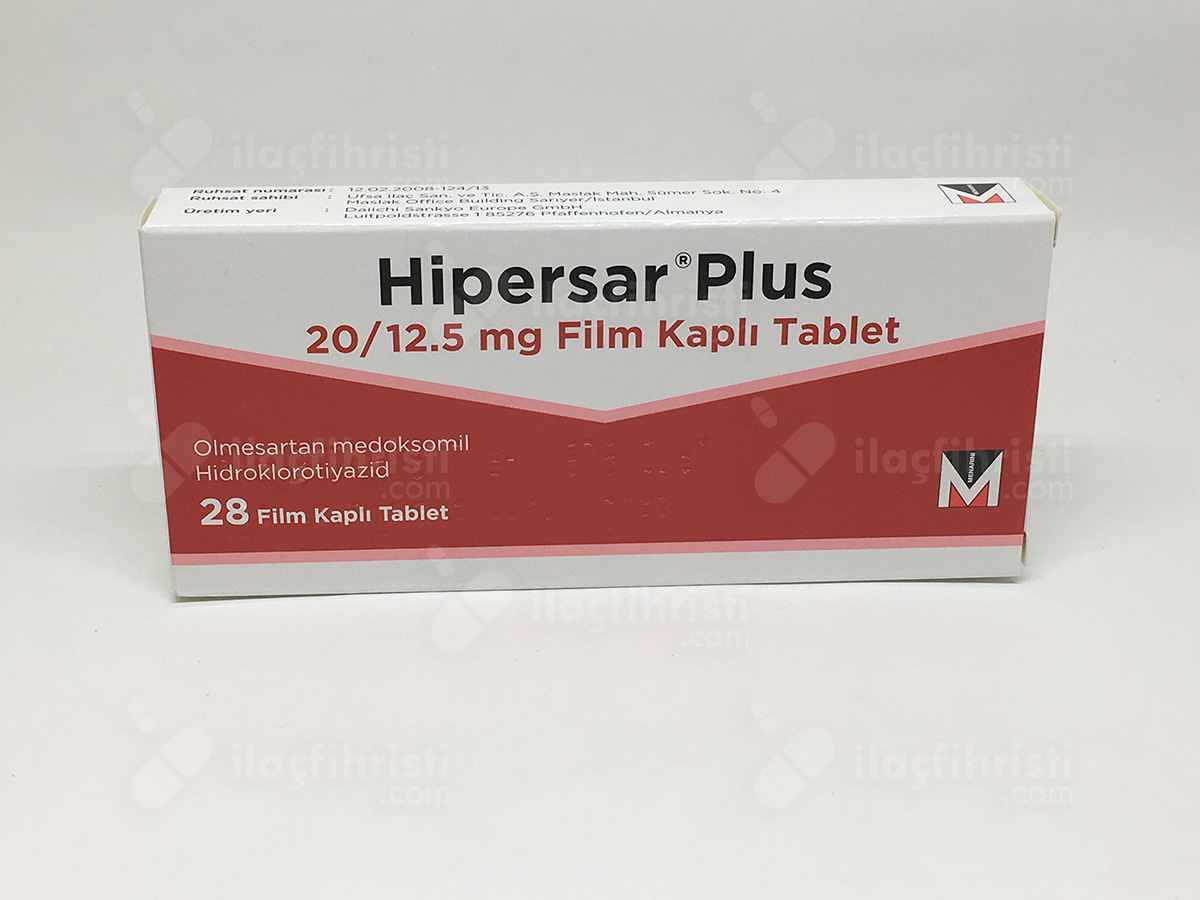 Hipersar plus 20 mg/12,5 mg 28 film tablet