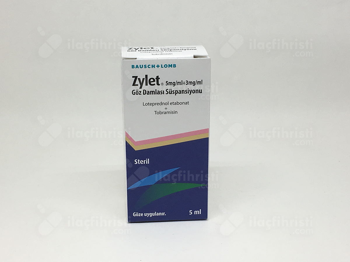 Zylet oftalmik süspansiyon 5 ml