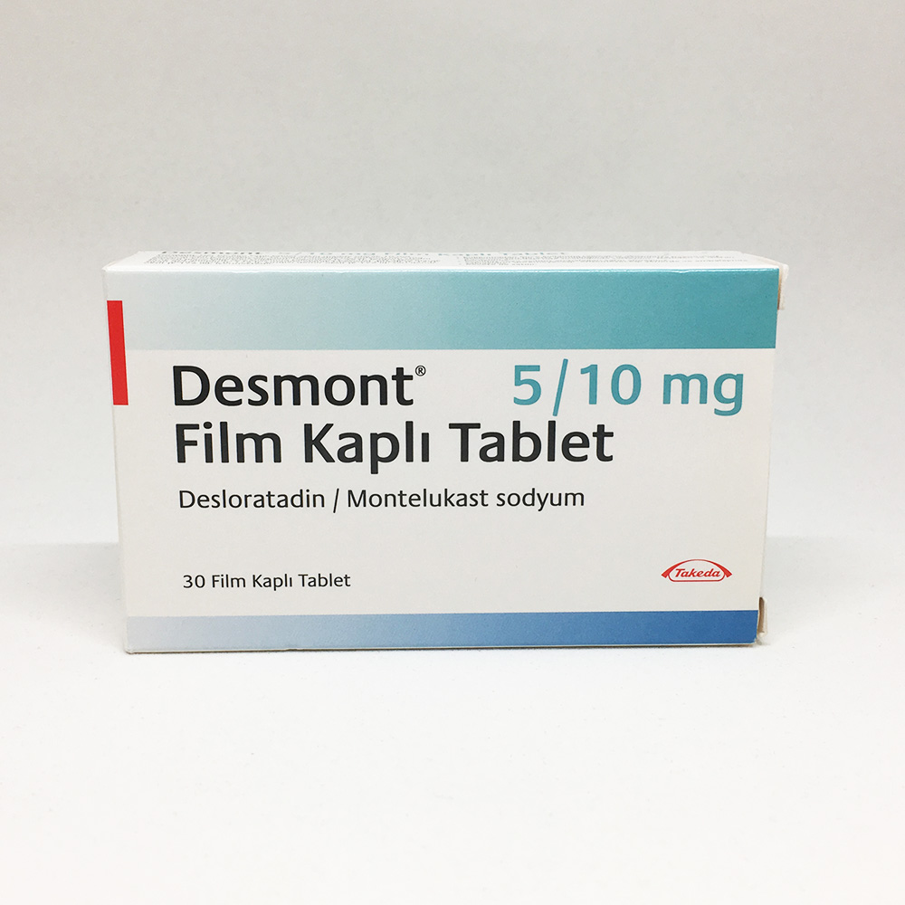 Desmont 5/10 mg 30 film kaplı tablet